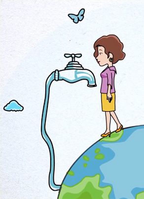 节水公益广告——守护绿水青山 荫泽子孙后代